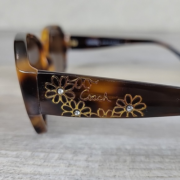 Coach Sunglasses HC8011B L022 Reese 5040/13 Havana Brown Floral Frames Only - Picture 3 of 11